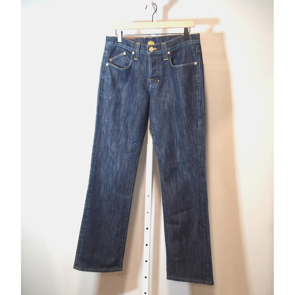 Rock & Republic Women's Size 31 Straight Leg Jeans Dark Wash Premium Denim